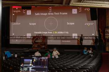 Orpheum Theatre, Los Angeles, Los Angeles: Downtown: Video Screen Alignment Test