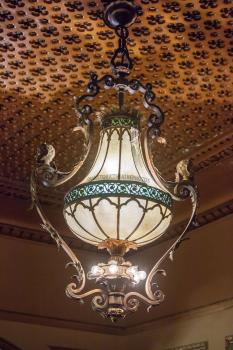 Orpheum Theatre, Los Angeles, Los Angeles: Downtown: Upper Balcony light fitting