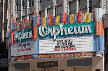 Orpheum Theatre, Los Angeles, Los Angeles: Downtown: Marquee