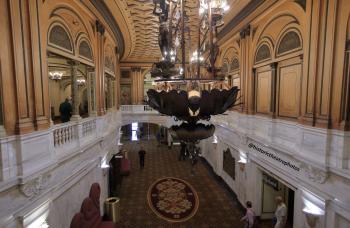 Orpheum Theatre, Los Angeles, Los Angeles: Downtown: Lobby from above