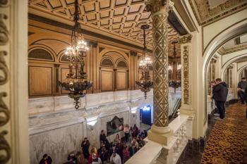 Orpheum Theatre, Los Angeles, Los Angeles: Downtown: Main Lobby from Mezzanine