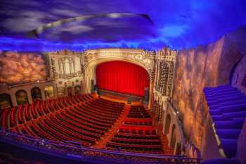 Orpheum Theatre, Phoenix, American Southwest: Auditorium from Balcony Right tiled roof
