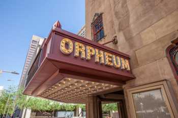 Orpheum Theatre, Phoenix, American Southwest: Marquee over Main Entrance