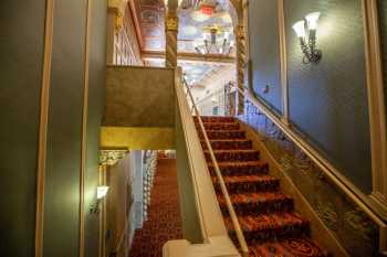 Orpheum Theatre, Phoenix, American Southwest: Phoenix Staircase between Orchestra and Mezzanine Promenade levels