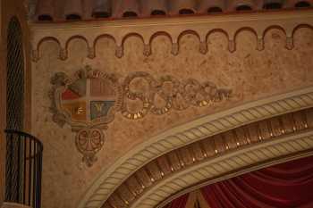 Paramount Theatre, Abilene, Texas: Proscenium Decoration Closeup