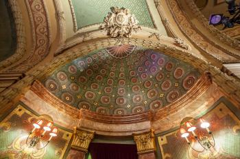 Paramount Theatre, Austin, Texas: Box dome decoration