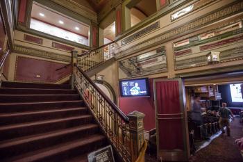 Paramount Theatre, Austin, Texas: Stairs to Upper Lobby