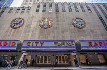 Radio City Music Hall, New York, New York: 49th St Art Deco Roundels