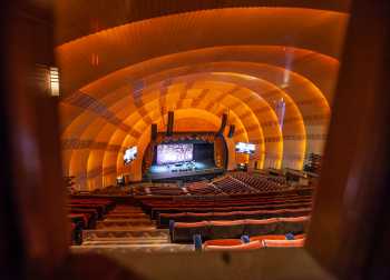 Radio City Music Hall, New York, New York: Auditorium from Third Mezzanine Lobby