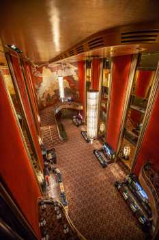 Radio City Music Hall, New York, New York: Grand Foyer from Third Mezzanine