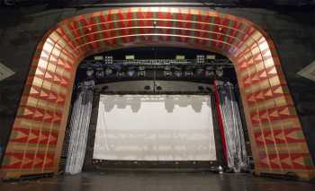 The theatre’s proscenium, preserved from its 1914 appearance