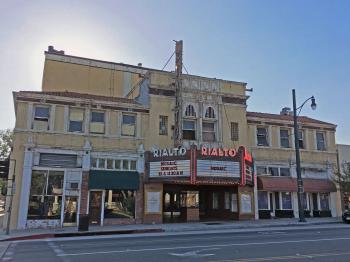 Rialto Theatre, South Pasadena, Los Angeles: Greater Metropolitan Area: Façade in 2018