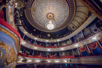 Royal Lyceum Theatre Edinburgh, United Kingdom: outside London: Ceiling from Stalls right