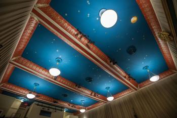 Austin Scottish Rite, Texas: Star constellations on Auditorium ceiling