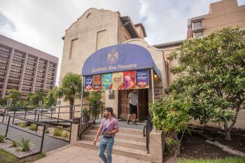 Austin Scottish Rite, Texas: Marquee and entrance