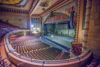 Shrine Auditorium, University Park, Los Angeles: Greater Metropolitan Area: Auditorium and Stage from Balcony Right
