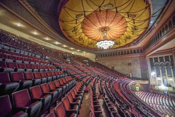 Shrine Auditorium, University Park, Los Angeles: Greater Metropolitan Area: View across Lower Balcony from House Right