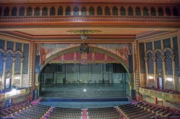 Shrine Auditorium, University Park, Los Angeles: Greater Metropolitan Area: Stage from Balcony Center