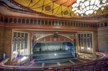 Shrine Auditorium, University Park, Los Angeles: Greater Metropolitan Area: Stage from Balcony Left cross-aisle