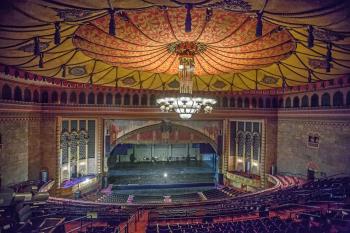 Shrine Auditorium, University Park, Los Angeles: Greater Metropolitan Area: Stage from Upper Balcony Left