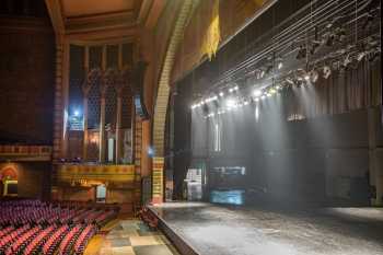 Shrine Auditorium, University Park, Los Angeles: Greater Metropolitan Area: Empty Stage from House Right Box