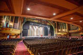 Shrine Auditorium, University Park, Los Angeles: Greater Metropolitan Area: Stage Presentation from Orchestra cross-aisle