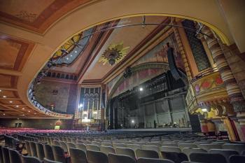 Shrine Auditorium, University Park, Los Angeles: Greater Metropolitan Area: Underneath House Right Balcony Soffit