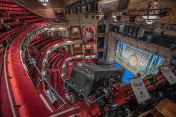 Theatre Royal, Drury Lane, London, United Kingdom: London: Followspot position for “Frozen” on House Right side