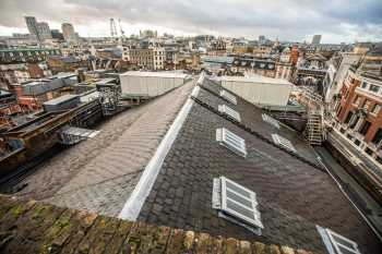 Theatre Royal, Drury Lane, London, United Kingdom: London: Auditorium Roof from Stagehouse Roof