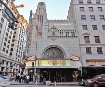 Tower Theatre, Los Angeles, Los Angeles: Downtown: Broadway façade in 2018