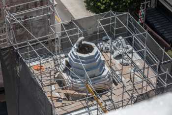 Tower Theatre, Los Angeles, Los Angeles: Downtown: Clock Tower Cap Installation (August 2020)