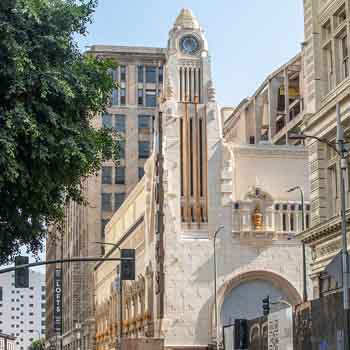 Tower Theatre, Los Angeles, Los Angeles: Downtown: Tower Theatre from 8th St, 2020