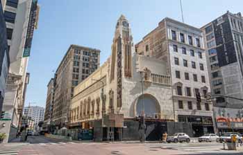 Tower Theatre, Los Angeles, Los Angeles: Downtown: Tower Theatre, after terracotta wall tile restoration in 2019/20