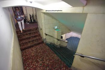 Tower Theatre, Los Angeles, Los Angeles: Downtown: Stairs down to Basement Lounge