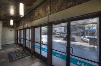 Warner Theatre, Huntington Park, Los Angeles: Greater Metropolitan Area: Entrance Doors From Vestibule