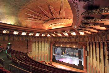 The Wiltern, Koreatown, Los Angeles: Greater Metropolitan Area: Auditorium from Balcony