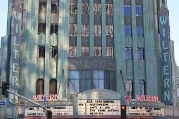 The Wiltern, Koreatown, Los Angeles: Greater Metropolitan Area: Facade closeup