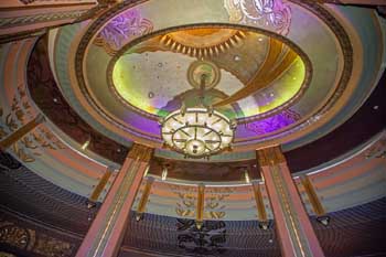 The Wiltern, Koreatown, Los Angeles: Greater Metropolitan Area: Lobby Ceiling 3