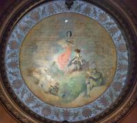 Central ceiling painting